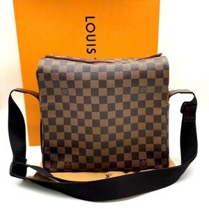 Authentic Louis Vuitton Damier Naviglio Messenger Bag
